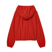 Sabine Hooded Gathered-Hem Windbreaker