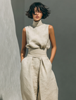Zaira Sleeveless Tank Wide-Leg Pant Set