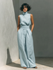 Zaira Sleeveless Tank Wide-Leg Pant Set
